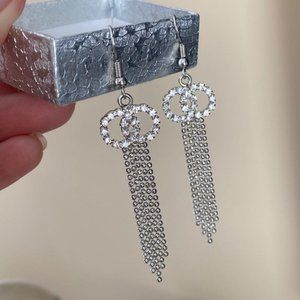 NWOT- Silver Dangle Earrings